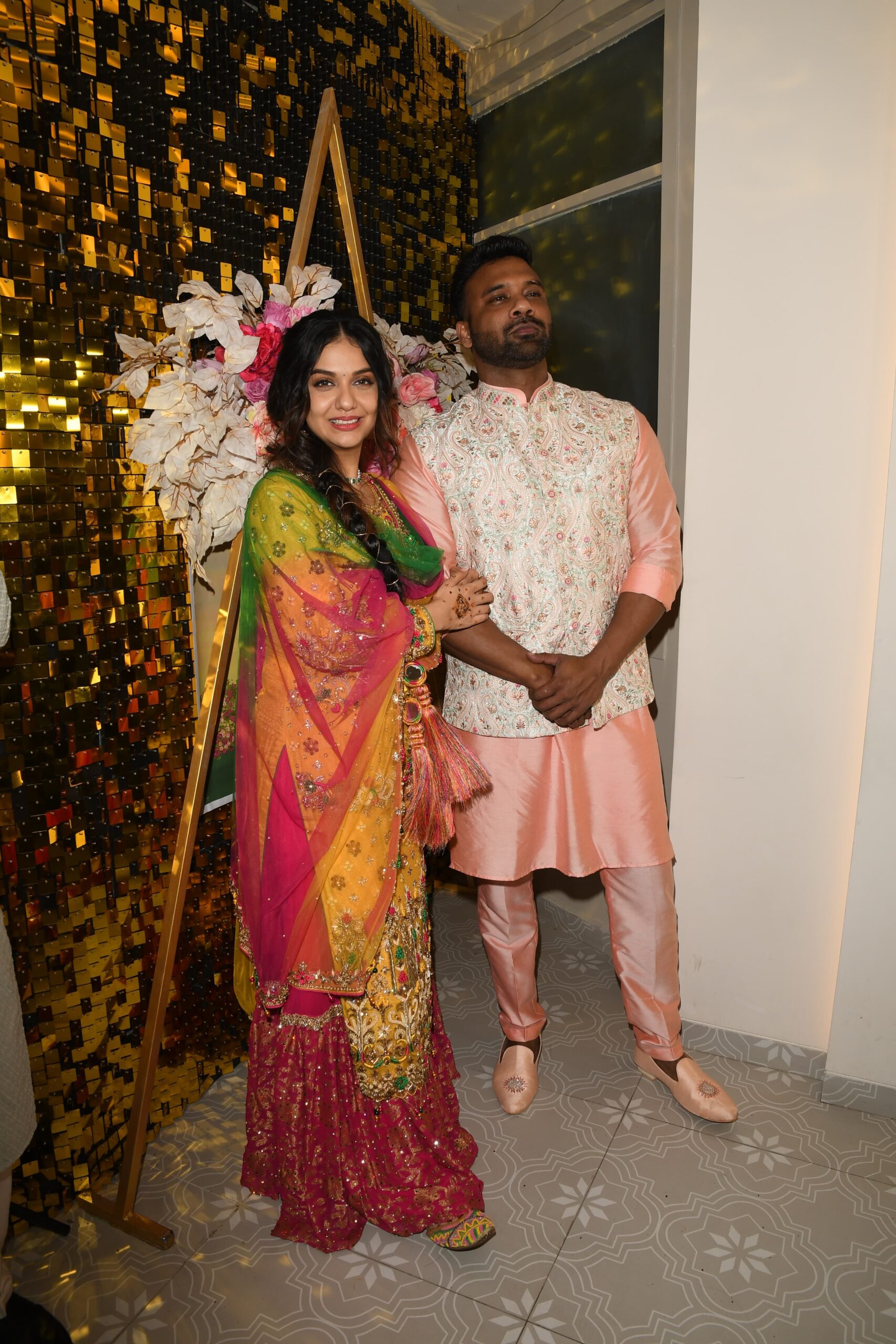 Divya Agarwal and Apurva Padgaonkar's Grand Mehendi Celebration