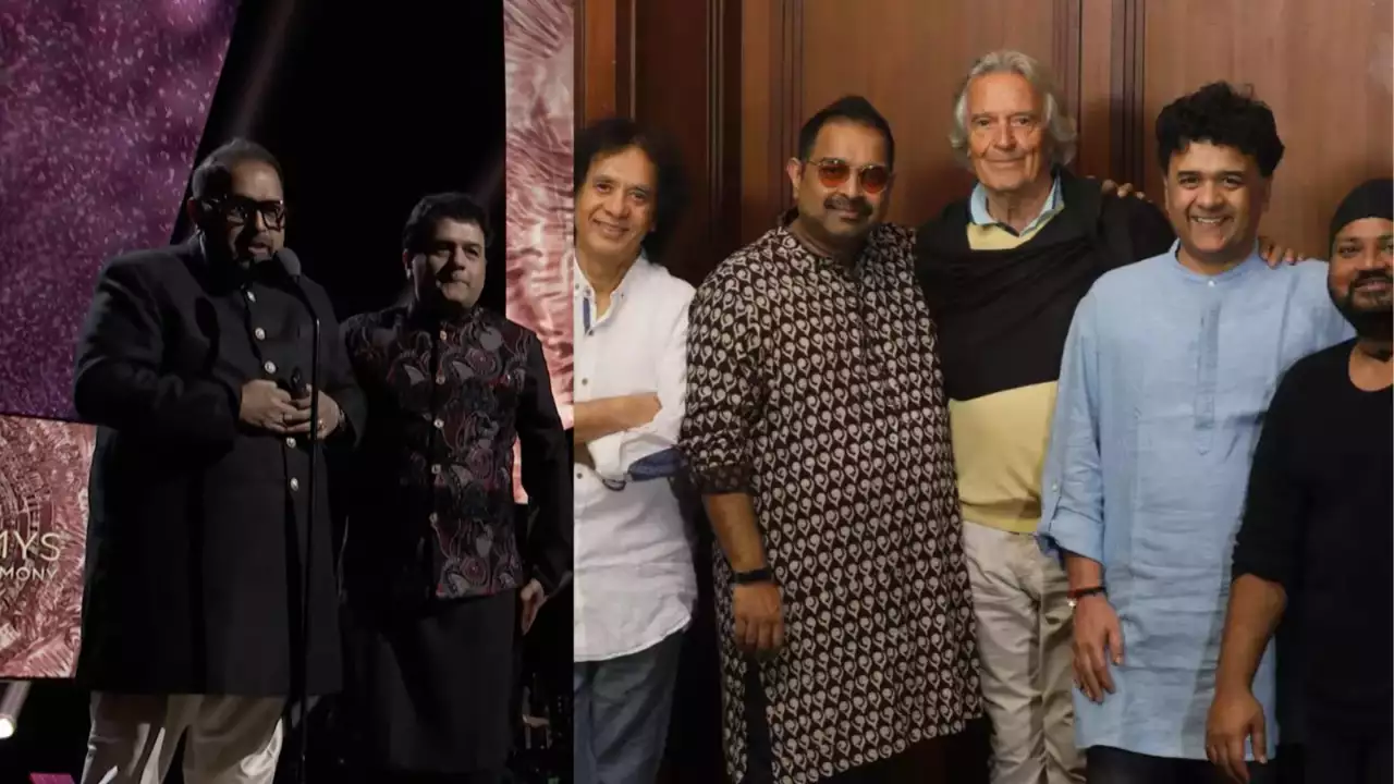 Shankar Mahadevan and Zakir Hussain Win Best Global Music Album for "This Moment" at Grammy Awards 2024