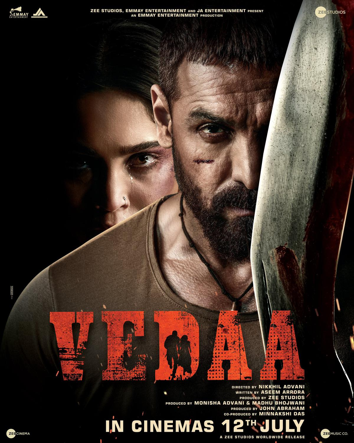 John Abraham and Sharvari Wagh Look Fierce in First Look of Action Drama "Vedaa" as Release Date is Announced