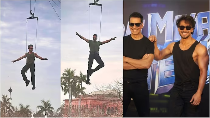 Chaos Erupts at Akshay Kumar and Tiger Shroff's Lucknow Fan Meet as Fans Throw Slippers