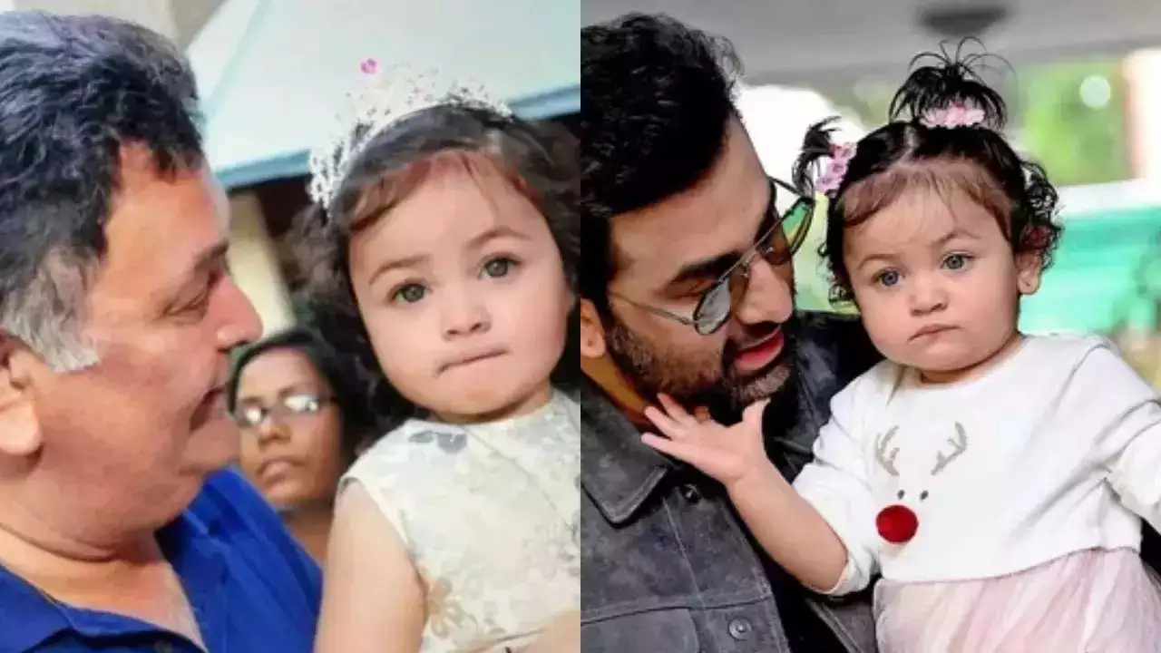 Raha Kapoor's Heartwarming Picture with Grandfather Rishi Kapoor Goes Viral: Neetu Kapoor and Soni Razdan's Emotional Response