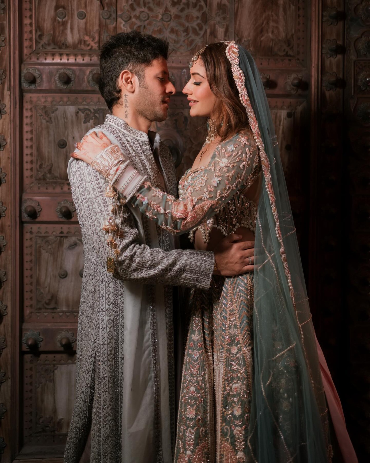 Surbhi Chandna's Dreamy Wedding Outfit: A Collaboration of Love and Design