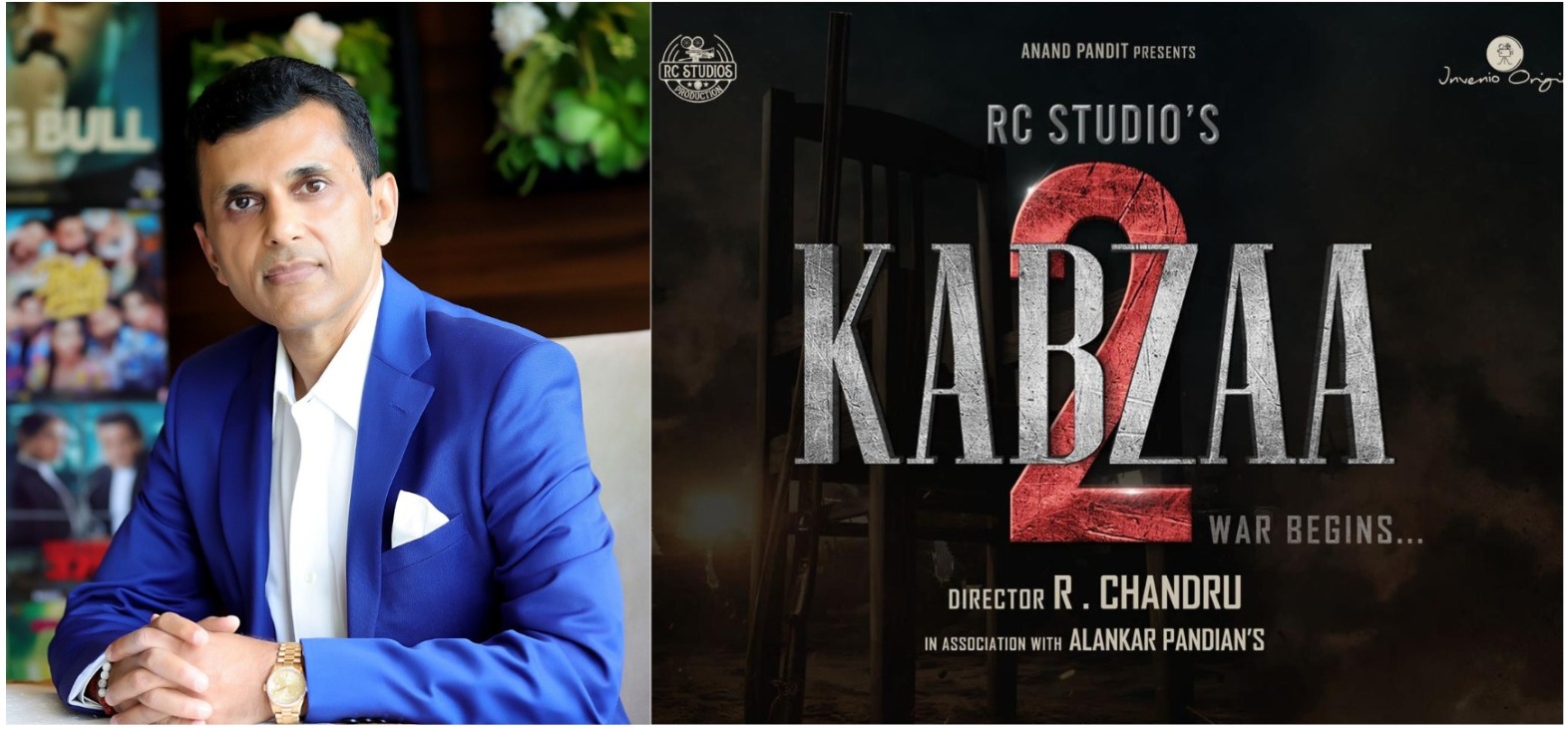 'Kabzaa 2' Set to Raise the Bar with Stellar Cast and Compelling Storyline: Anand Pandit