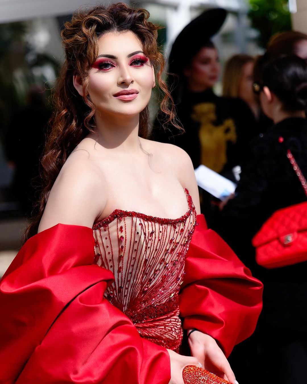 77th Festival de Cannes: Urvashi Rautela sets a new world record, dons the biggest ball gown ever in history designed specially by Tunisian fashion designer Souhir El Gabsi