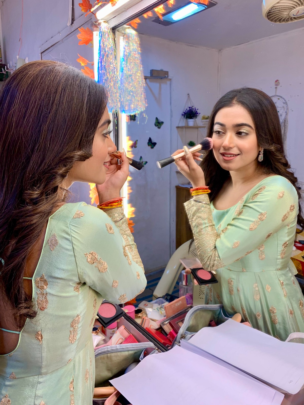 “When it comes to makeup, I feel less is more,” says Radha Mohan’s lead actress Neeharika Roy