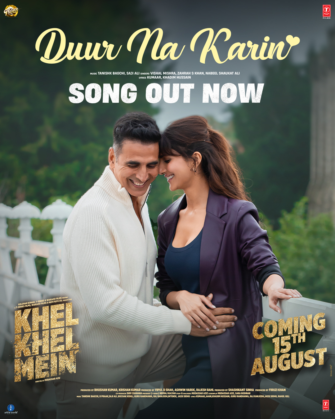 Duur Na Karin from Khel Khel Mein is soulfully sweet, showcasing the world of Akshay Kumar and Vaani Kapoor's characters.