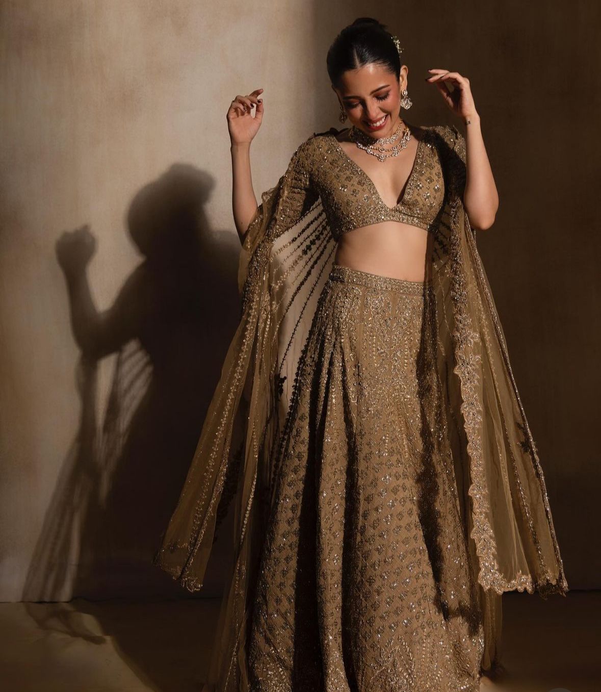 Dripping in gold! Barkha Singh looks jaw-dropping as she shares pictures from Anant Ambani and Radhika Merchant's wedding festivities