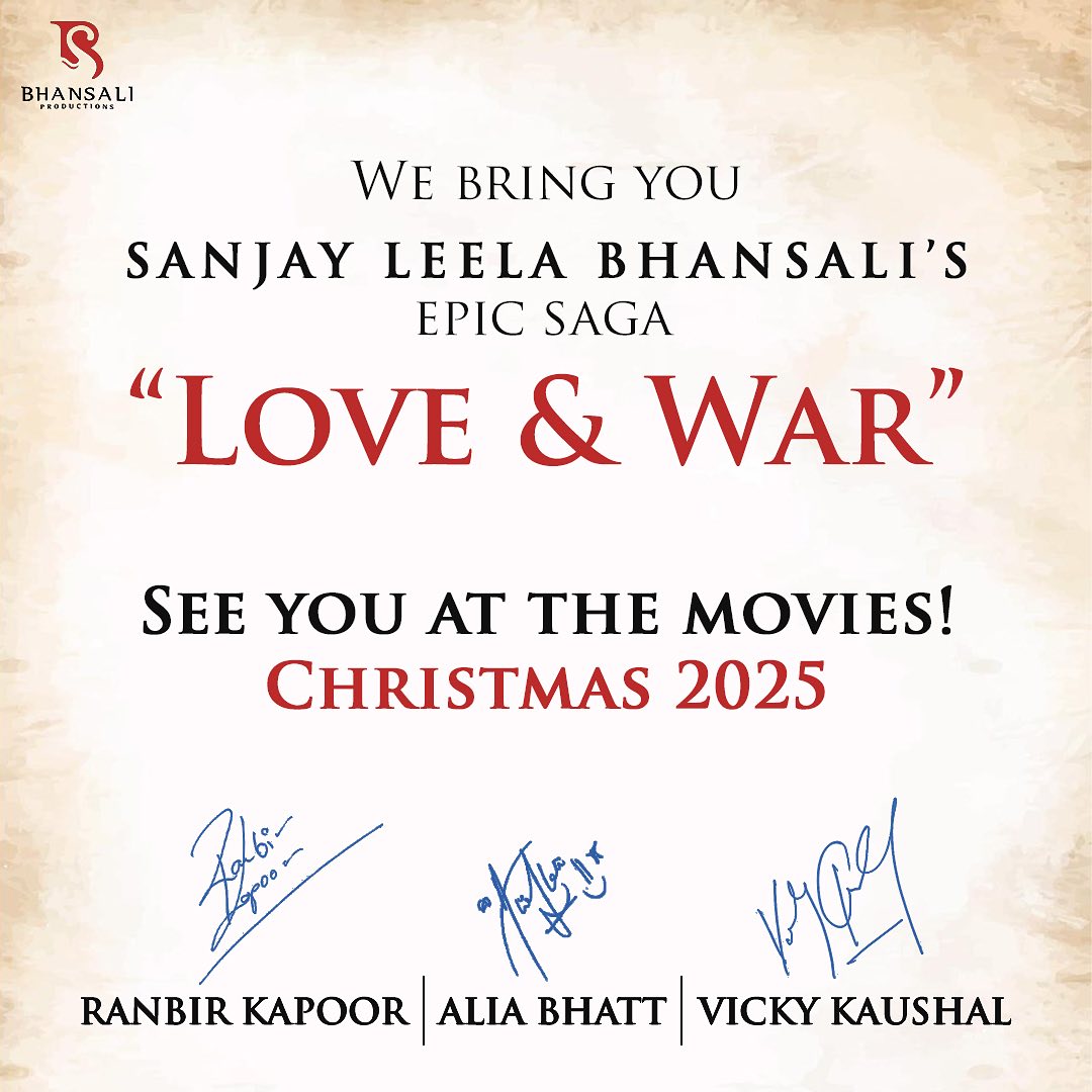 Love, Drama, and War: Bhansali's Latest Venture Promises a Cinematic Spectacle