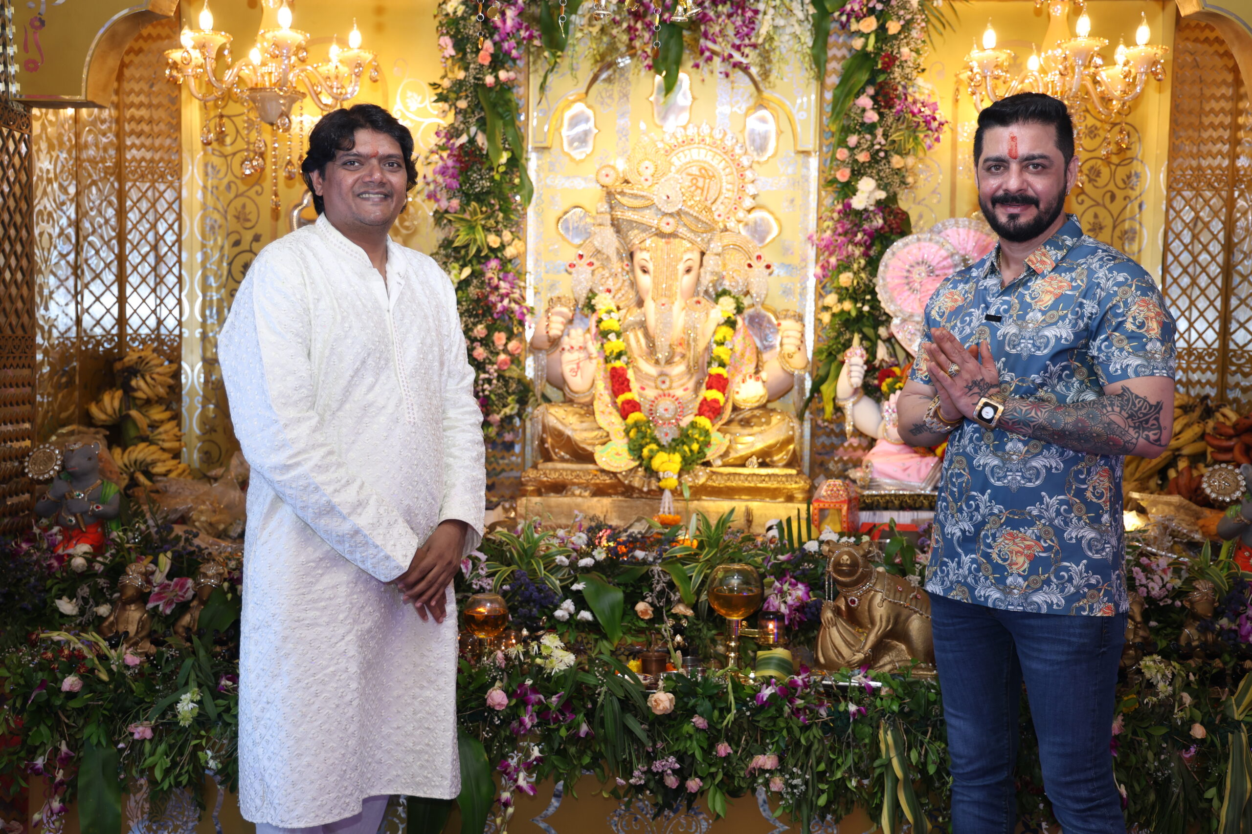 Hindustani Bhau visited Mumbai Cha Seth at Keyur Sheth's Red Cherry Entertainment