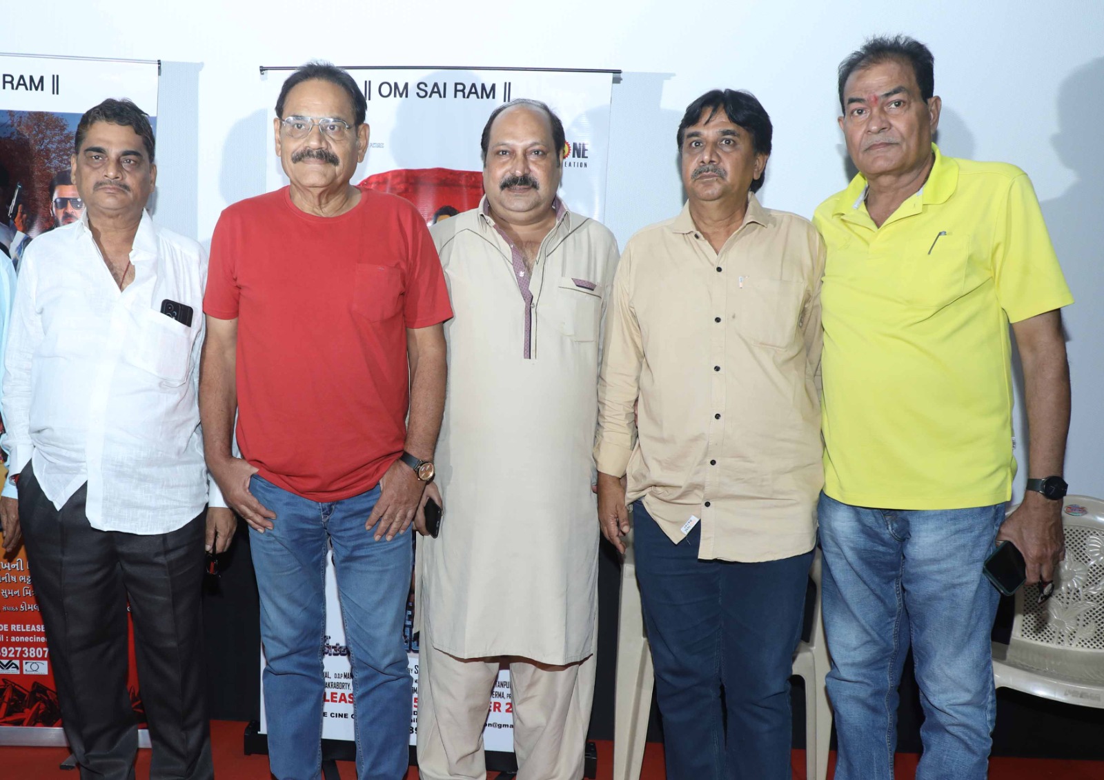 Shahbaz Khan, Mushtaq Khan, Himaayat alam Ali, and Director Sabir Shaikh Launch the Thrilling Trailer of "A Real Encounter"
