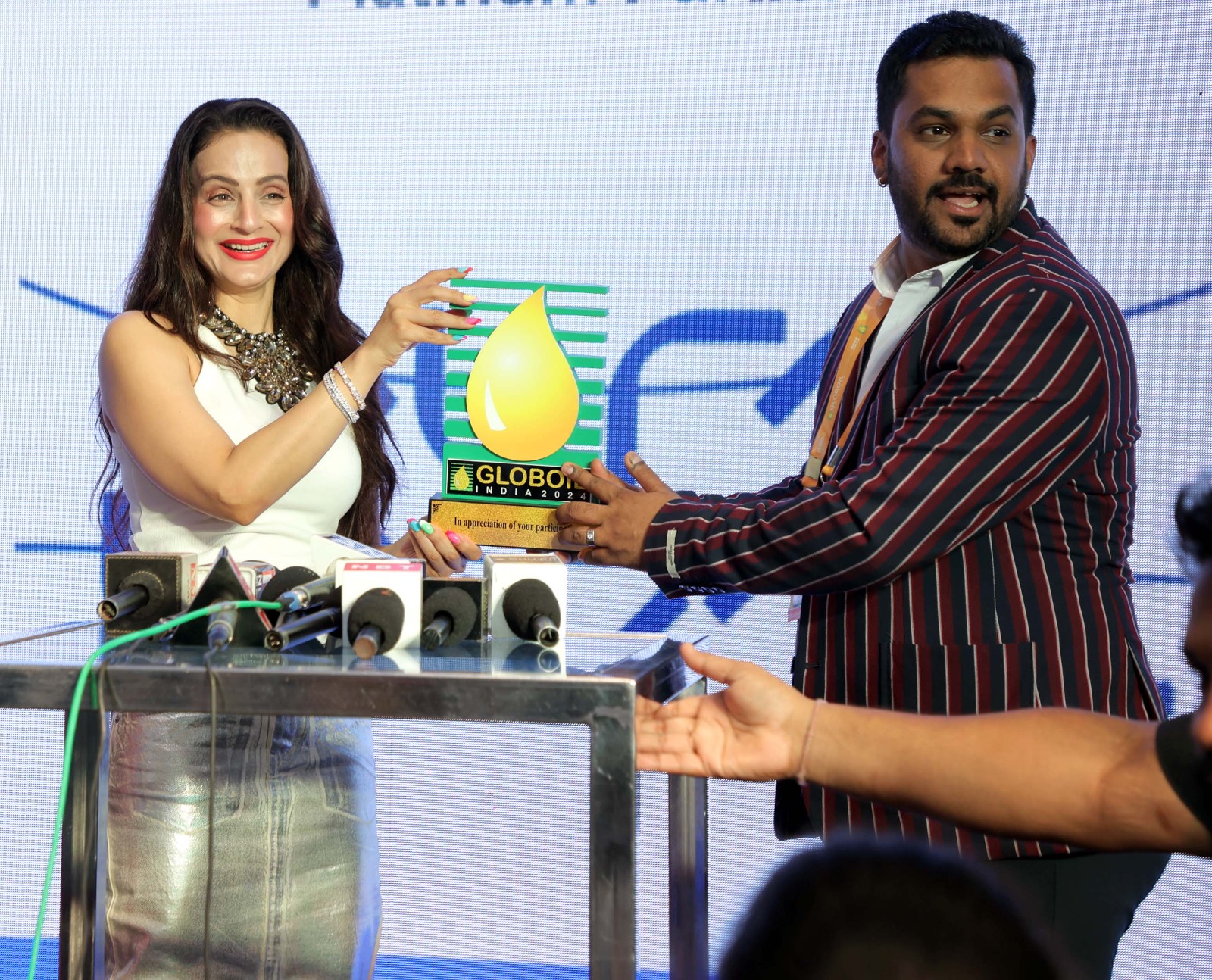 Urmila Matondkar, Ameesha Patel, Avantika Dassani Shine, and Ricky Kej Mesmerizes at Globoil India 2024