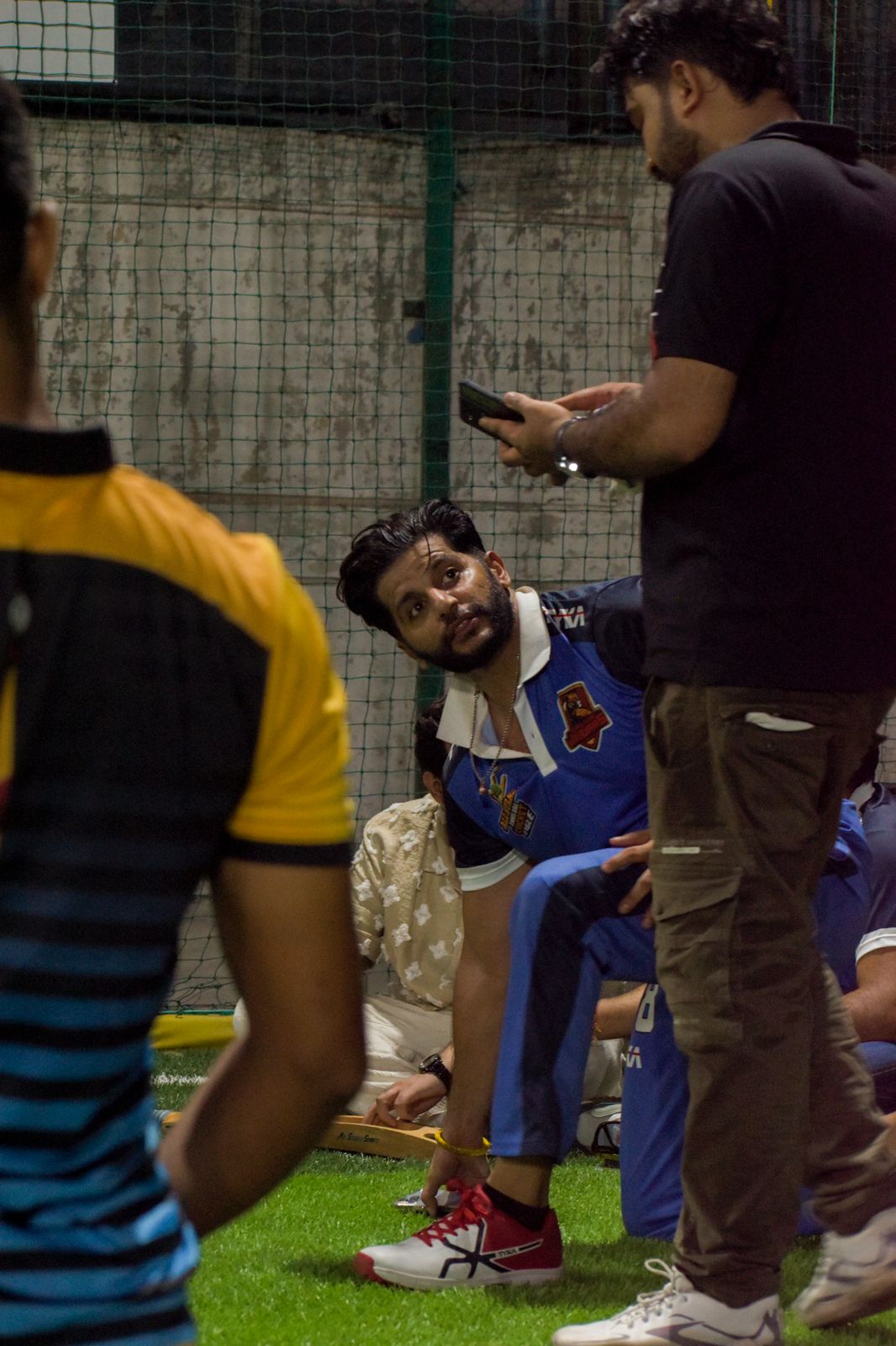 Karanvir Bohra who's captaining Rajasthan Jaguars owned by Anil Jain & KhushAnil Jain in All Stars Tennis League 2024 injures his ankle before the tournament!