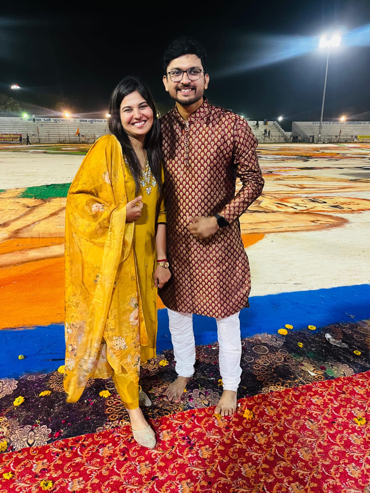 Neemuch: A Marvel of Art, Shikha Sharma's Rangoli Brings History and Culture to Life*