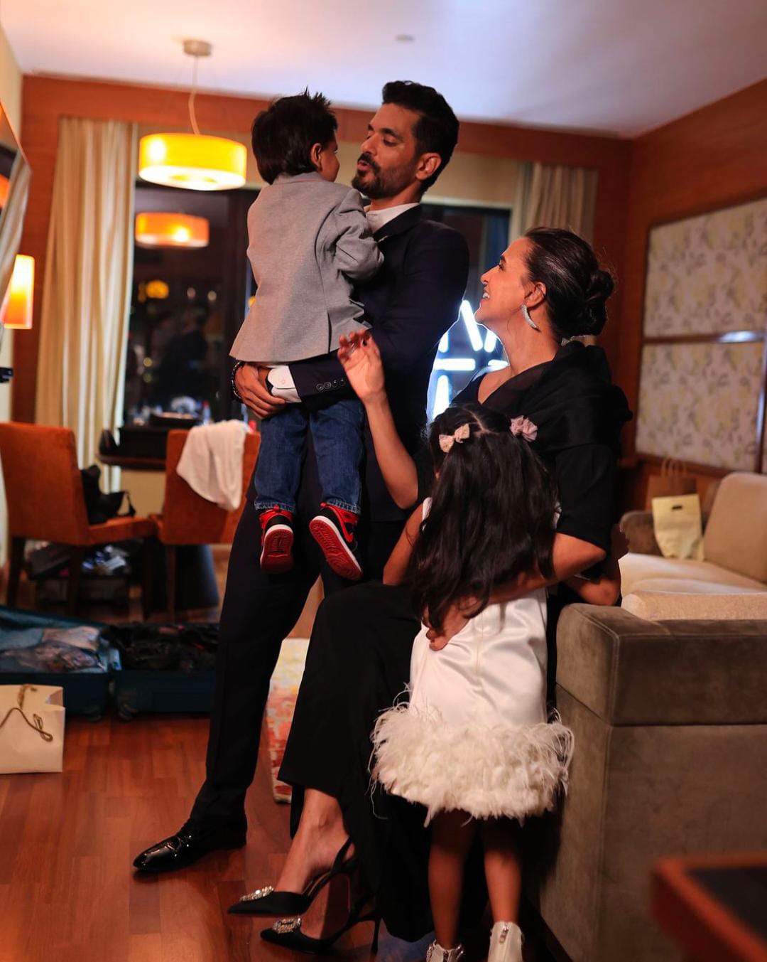 Neha Dhupia expresses gratitude for husband Angad Bedi’s unwavering support in balancing work and family life