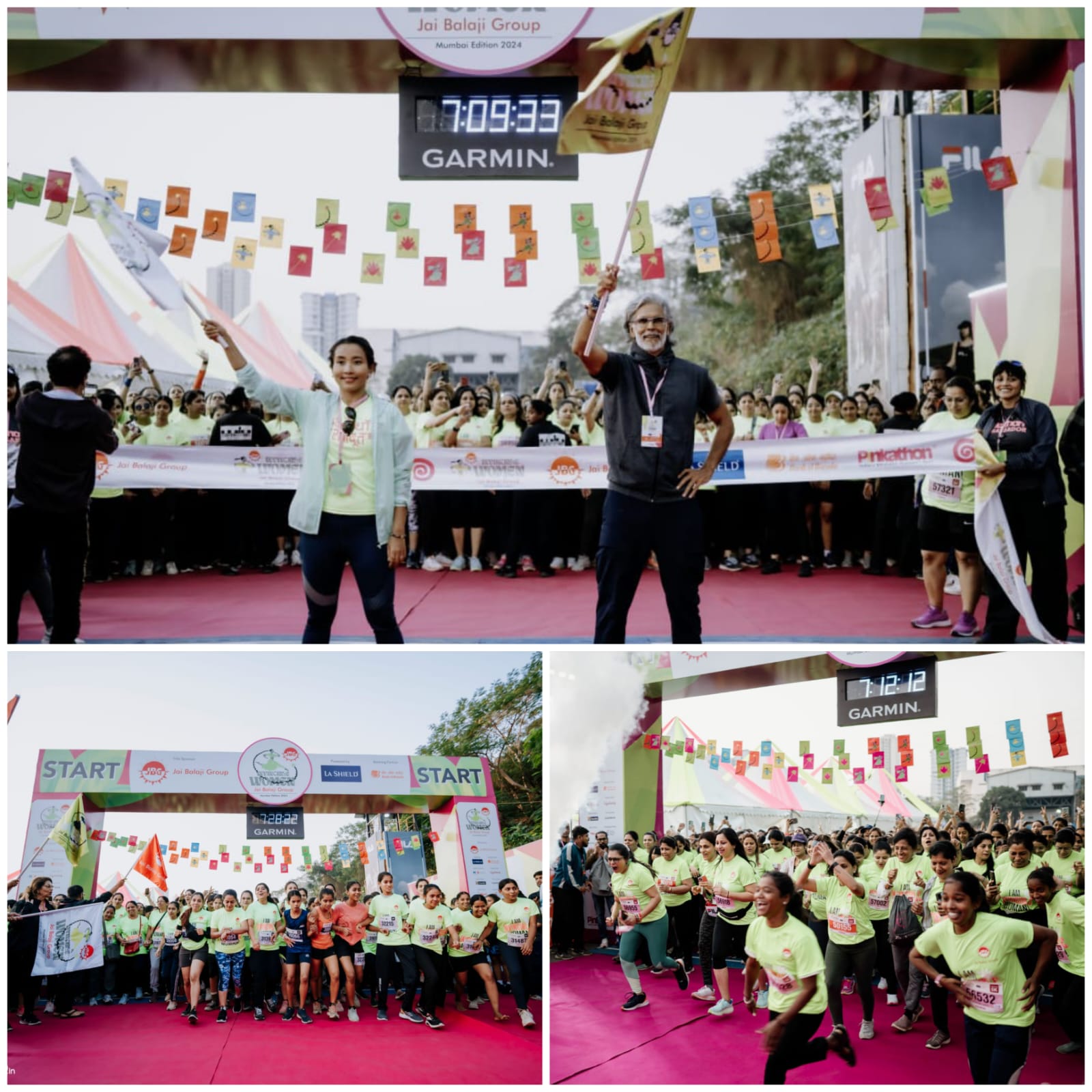 JBG Invincible Women's Run powered by La Shield &amp; Banking Partner Bank of Baroda with Pinkathon concludes with over 4,800 participants, celebrating women's health and empowerment