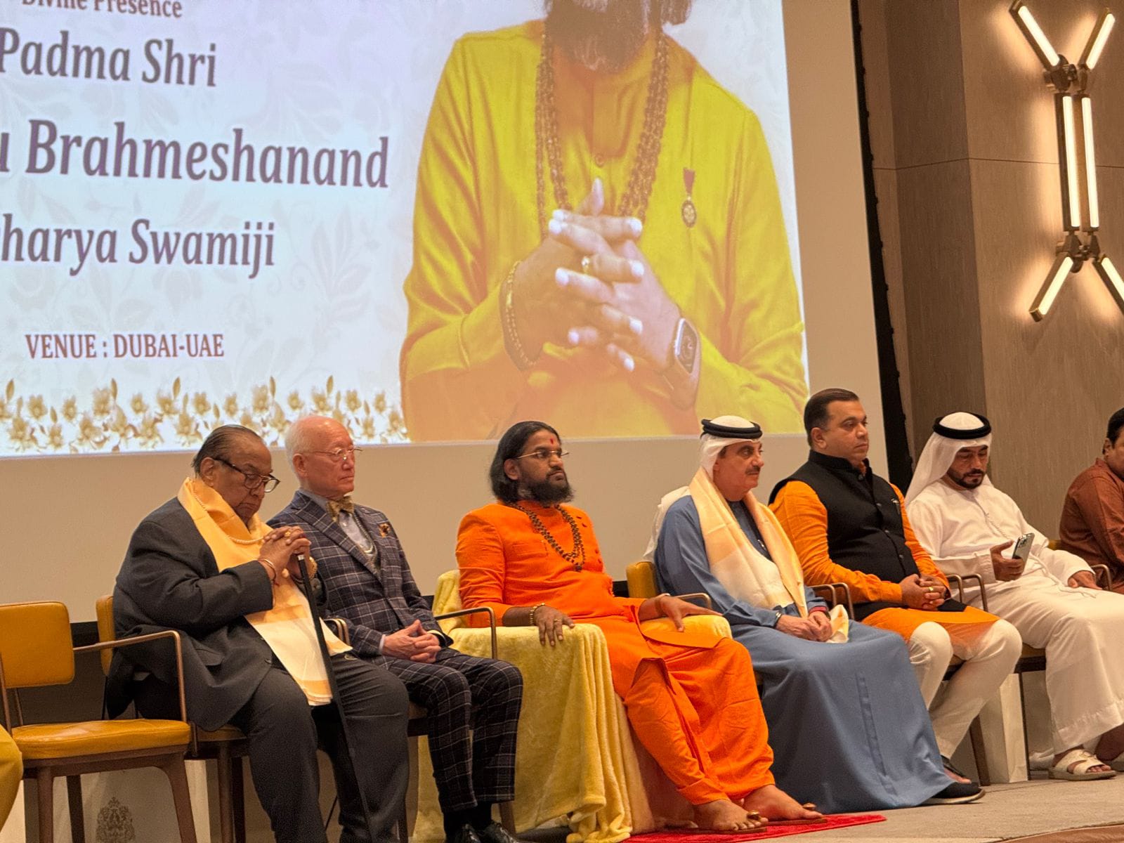 Indian Culture Resonates in Dubai: Grand Inauguration of Global Spiritual Festival 2025