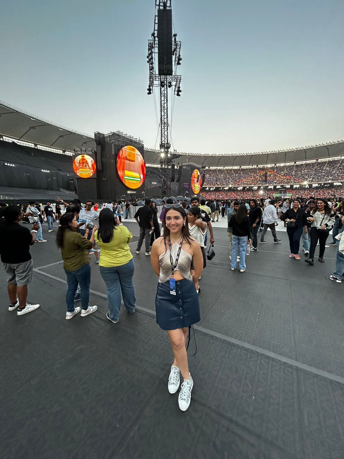 Sahiba Bali Brings Her Infectious Energy To Coldplay’s Pre-Concert Show During The Historic Concert In Ahmedabad