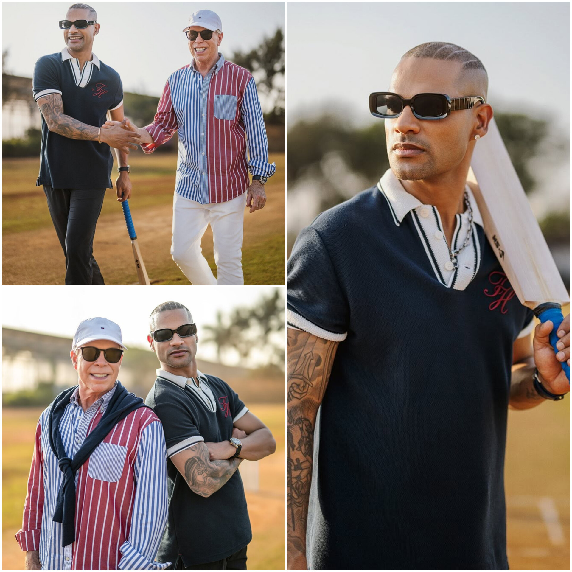 Shikhar Dhawan and Tommy Hilfiger Spotted Together on Cricket Field, Sparking Conversations