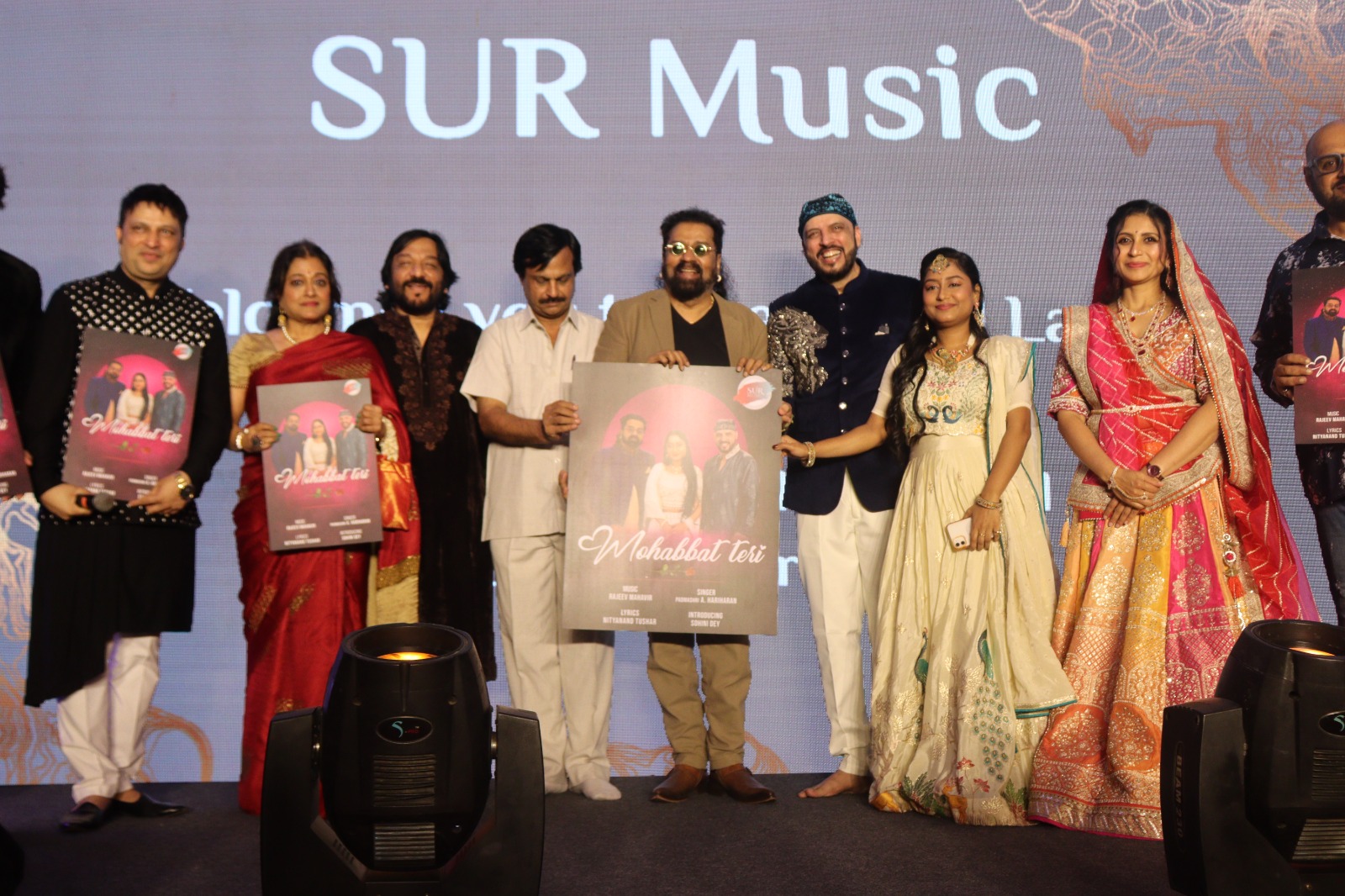 Hariharan Pt.Hariprasad Chaurasia, Ashish Shelar and Javed Ali Unite for Global Launch of Rajeev Mahavir’s ‘SUR Music’ Label