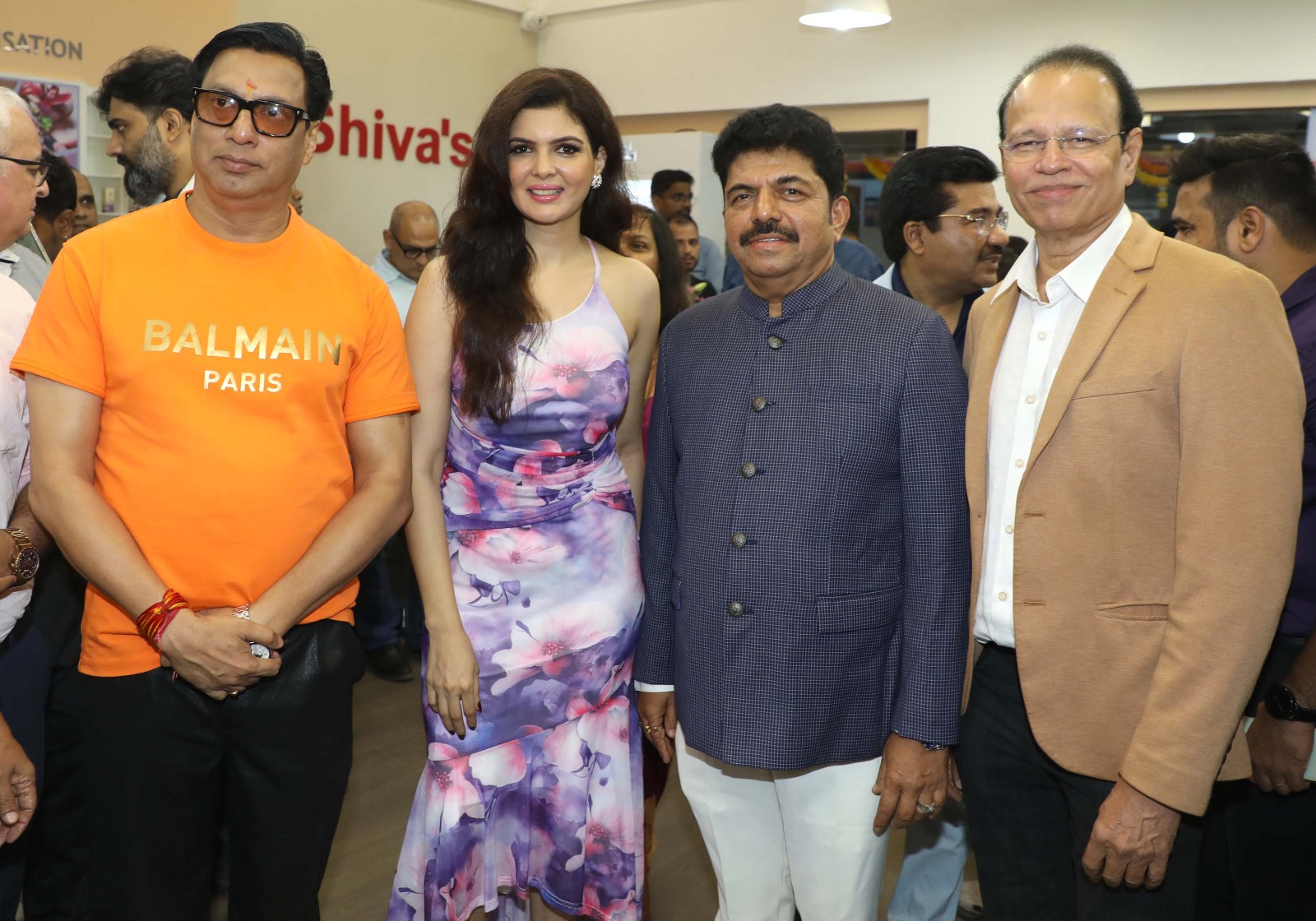 Madhur Bhandarkar &amp; Ihana Dhillon Grace Shivarama Bhandary 25th Salon Launch