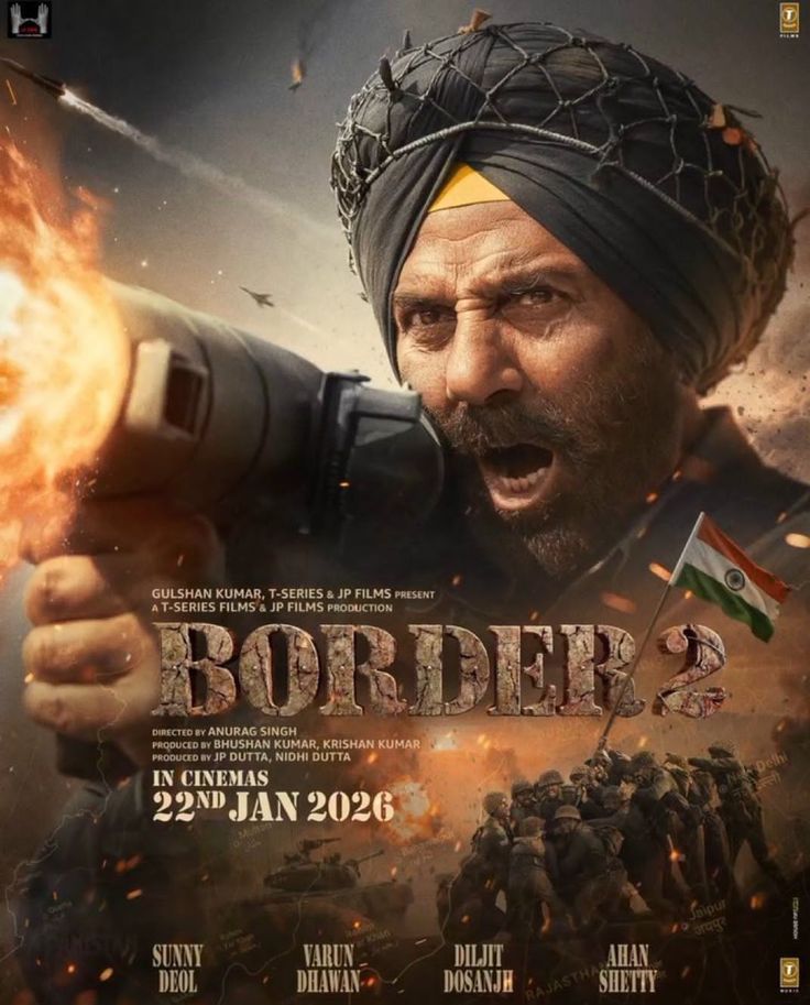 Border 2 Storms Overseas Box Office: Sunny Deol’s War Drama Leaves War 2 and Dhurandhar Trailing Before India Bookings Even Begin